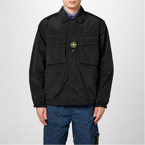 STONE ISLAND - Nylon Metal Chest Badge Overshirt