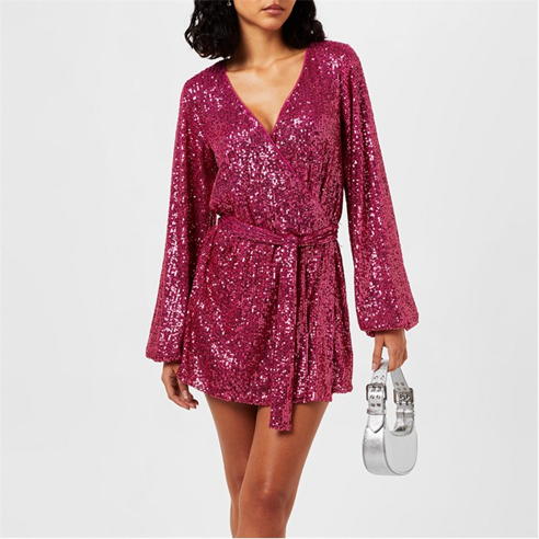 FREE PEOPLE - Christa Sequin Romper