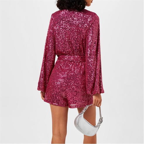 FREE PEOPLE - Christa Sequin Romper