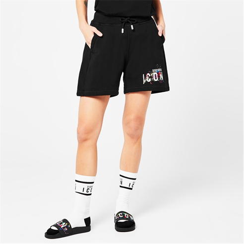DSQUARED2 - Icon Splat Logo Shorts