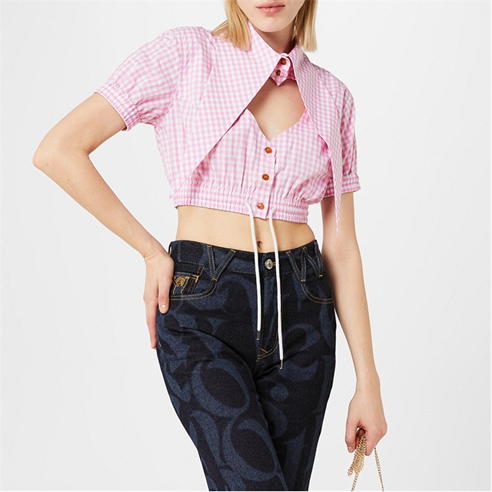 VIVIENNE WESTWOOD - Cropped Heart Shirt