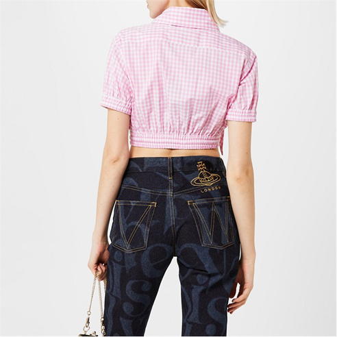 VIVIENNE WESTWOOD - Cropped Heart Shirt
