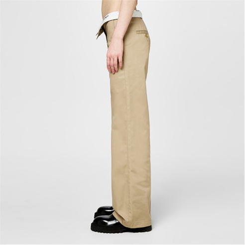 PALM ANGELS - Reversed Waistband Chino Pants