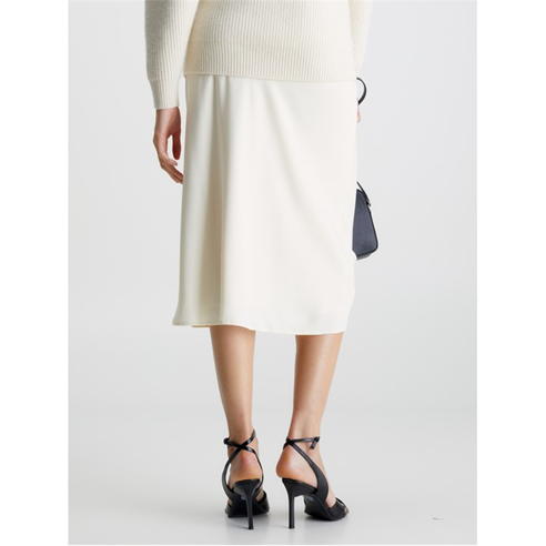 CALVIN KLEIN - Recycled Bias Cut Midi Skirt