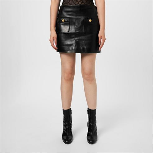 PALM ANGELS - Palm Btns Lthr Mni Ld34