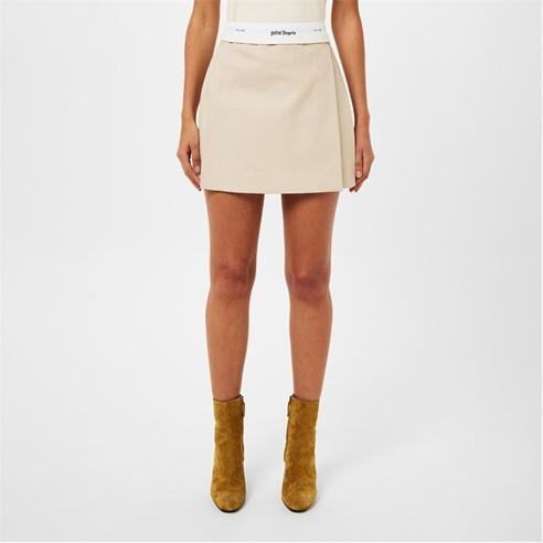 PALM ANGELS - Reverse Pleated Mini Skirt