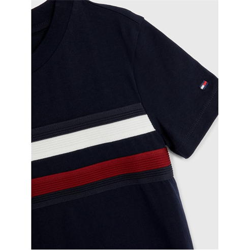 Tommy Hilfiger - GLOBAL STRIPE TEE S/S