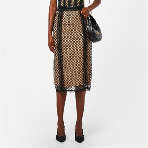 GUCCI - Aria Gg Midi Skirt