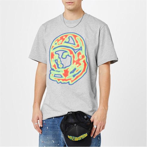 BILLIONAIRE BOYS CLUB - Heat Map Helmet Logo T-Shirt