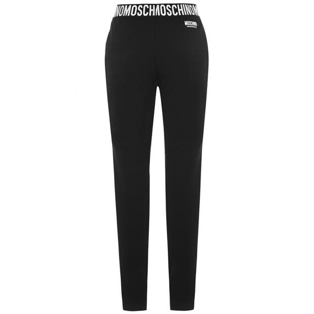black moschino tracksuit bottoms