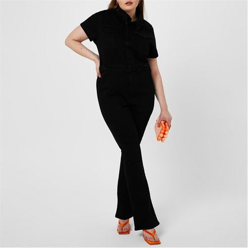 GOOD AMERICAN - Fit For Success Bootcut Jumpsuit