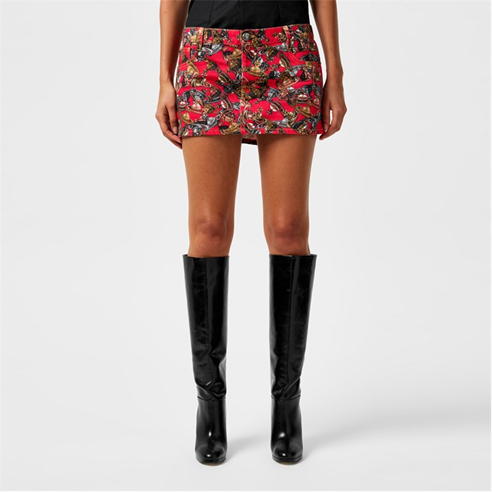 VIVIENNE WESTWOOD - All Over Orb Print Foam Skirt