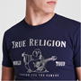 Navy/Silver - True Religion - Buddha T Shirt