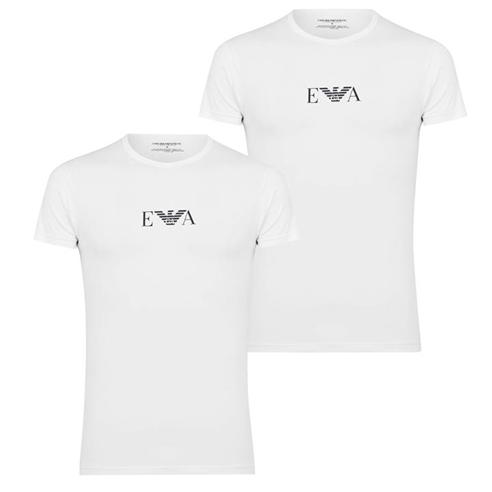Emporio Armani - 2 Pack Chest Logo T Shirt