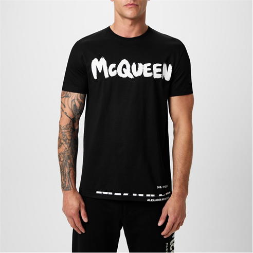 ALEXANDER MCQUEEN - Graffiti Logo T Shirt