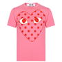 Pink - COMME DES GARCONS PLAY - Spot Heart T Shirt