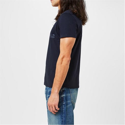 SAINT LAURENT - Short Sleeve Reverse Logo T Shirt