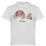 White 0160 - PALM ANGELS - Unisex Junior Bear T Shirt