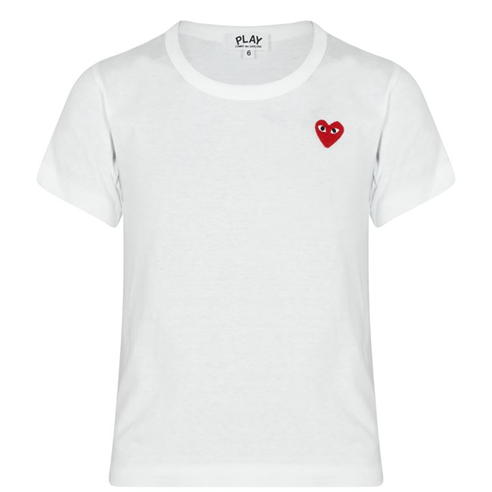 COMME DES GARCONS PLAY - Juniors Small Red Heart Tee