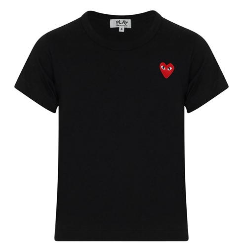 COMME DES GARCONS PLAY - Juniors Small Red Heart Tee