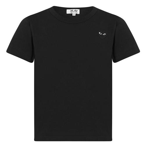 COMME DES GARCONS PLAY - Juniors Small Black Heart Tee