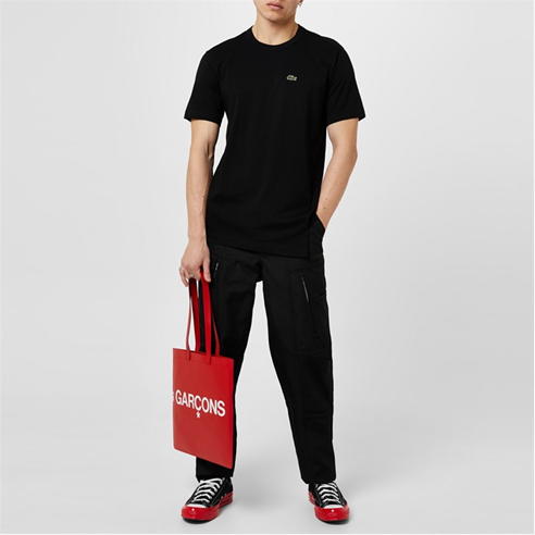 COMME DES GARCONS SHIRT - X Lacoste Embroidered Croc T-Shirt