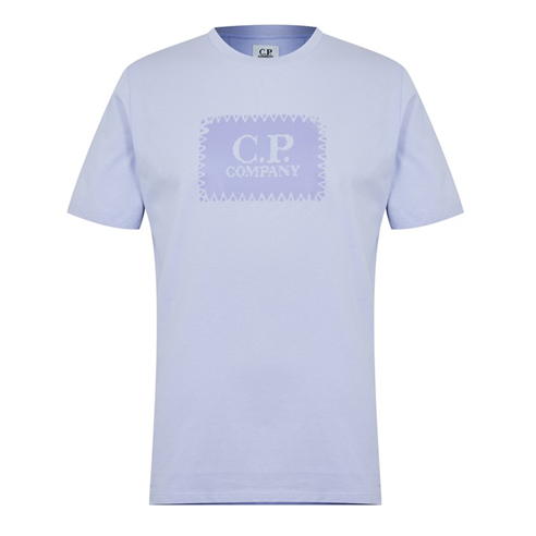 CP COMPANY - 30/1 Block Logo T Shirt