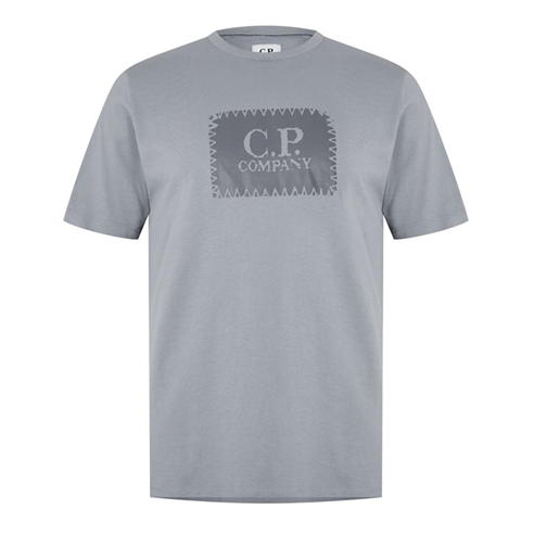 CP COMPANY - 30/1 Block Logo T Shirt