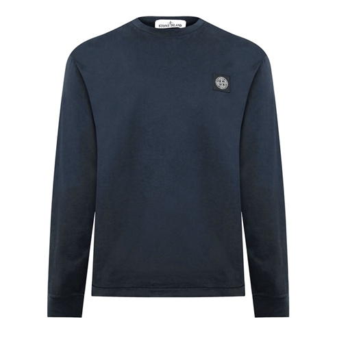 STONE ISLAND - Patch Logo Long Sleeve T Shirt