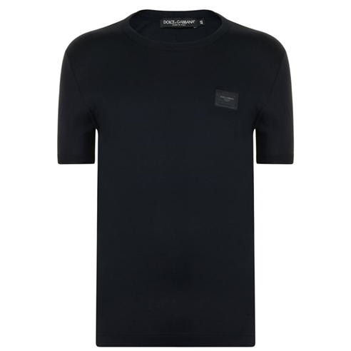 DOLCE AND GABBANA - Logo Plaque T Shirt