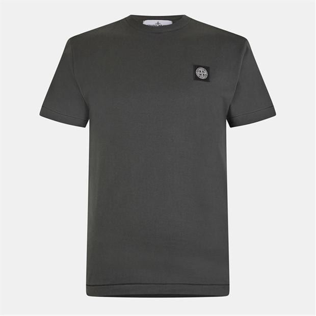 stone island patch logo t shirt