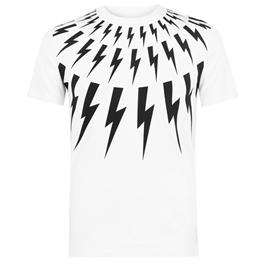 neil barrett tiger bolt t shirt