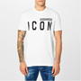 White - DSQUARED2 - Icon T-Shirt