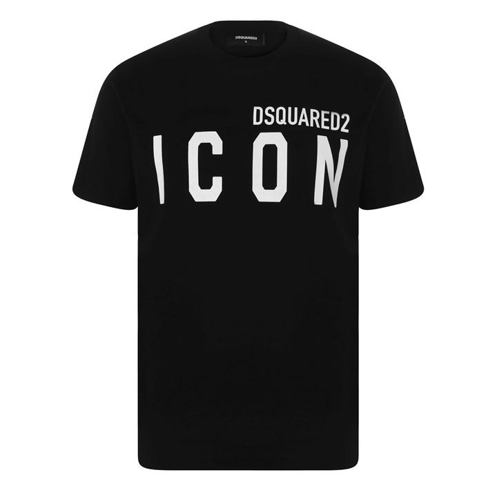 DSQUARED2 Icon t Shirt - Black/White
