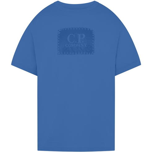 CP COMPANY - Boys Stitch Logo T Shirt