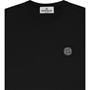 Black V0029 - STONE ISLAND - Junior Badge Logo T Shirt