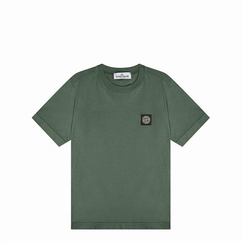 STONE ISLAND - Badge Logo T Shirt Junior