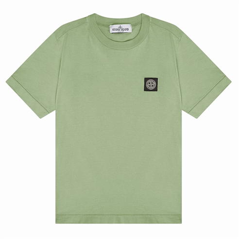 STONE ISLAND - Junior Badge Logo T Shirt
