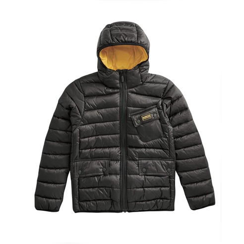 Barbour International - Boys Ouston Hooded Quilted Jacket