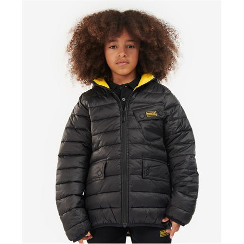 Barbour International - Boys Ouston Hooded Quilted Jacket