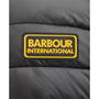 Black BK91 - Barbour International - Racer Ouston Hooded Quilted Jacket