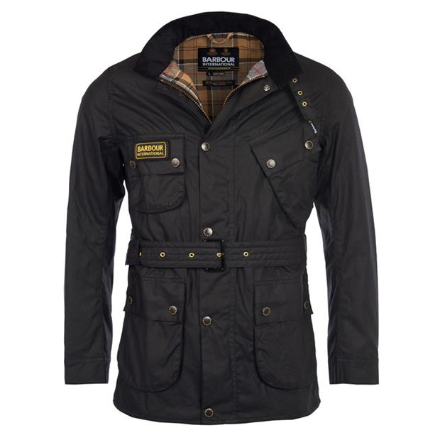 BARBOUR INTERNATIONAL Slim International Belt Wax Jacket from CRUISE