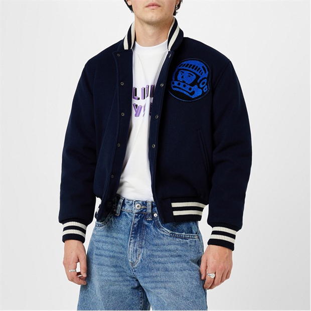 Billionaire boys club letterman jacket discount