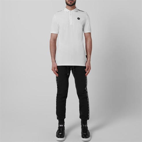 PHILIPP PLEIN - Tape Logo Polo Shirt