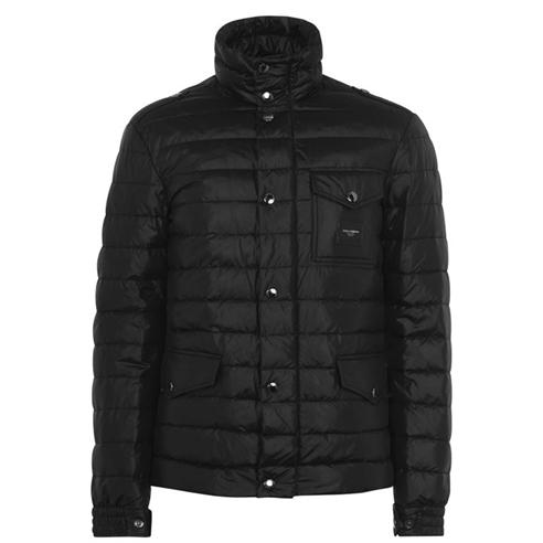 DOLCE AND GABBANA - Plaque Padded Jacket