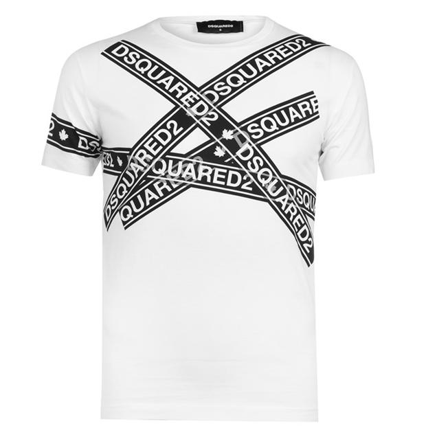 dsquared tape shirt