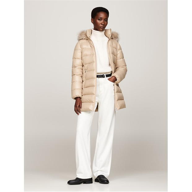 Tommy Hilfiger TYRA DOWN COAT WITH FUR Cruise Fashion