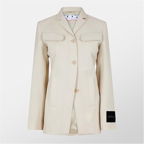 OFF WHITE - Toy Box Belted Jacket
