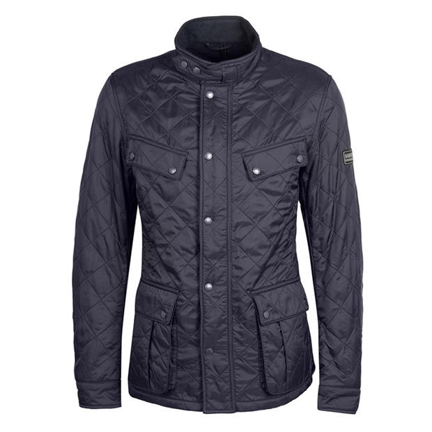 barbour international jacket mens Black