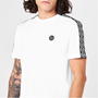 White 01 - PHILIPP PLEIN - Tape Logo T Shirt